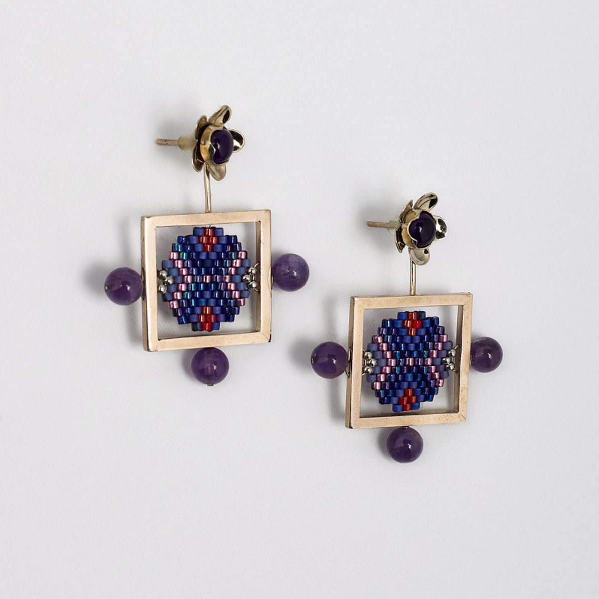 Кондратьева Виктория_Серьгис мозаикой Кондратьева Виктория_Серьгис мозаикой