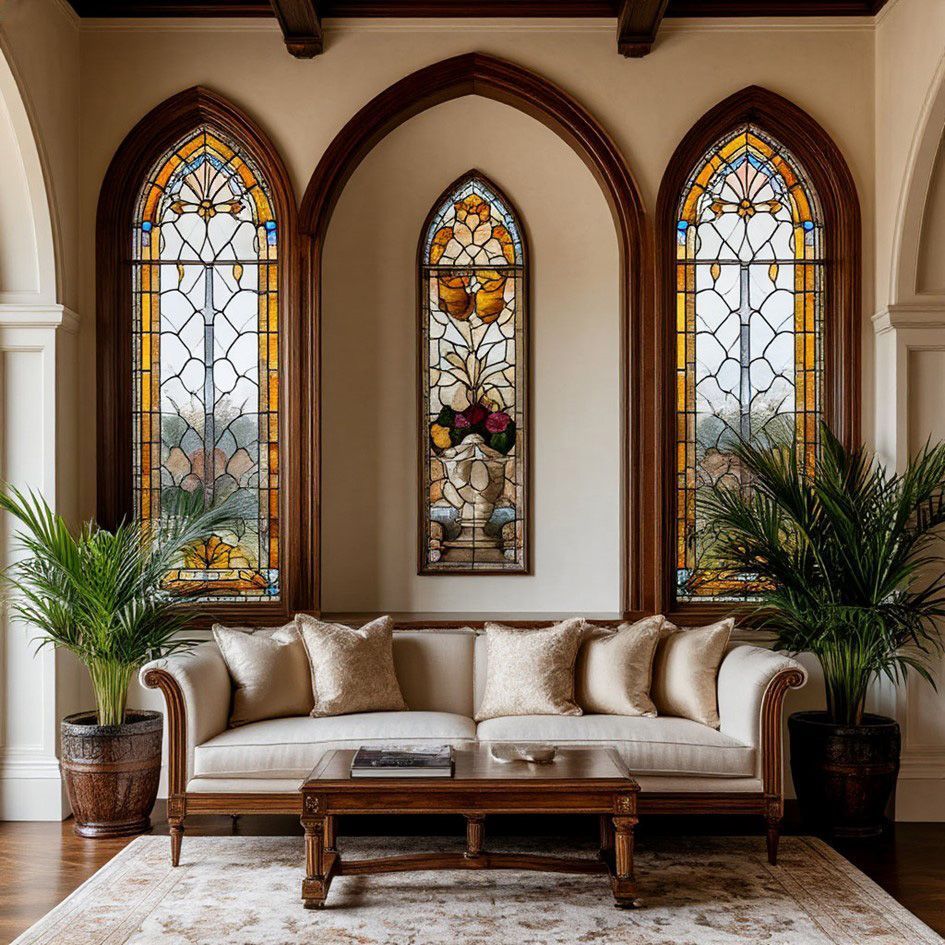 Витражное искусство в интерьере: когда свет становится картиной