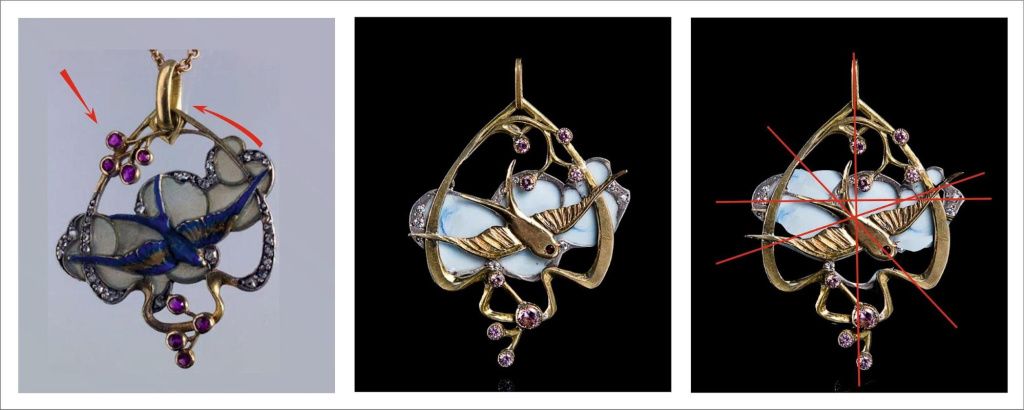 Пример 3. Подвеска «Птица» Жюльен Дюваль